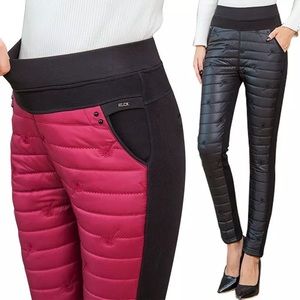 Hot-Stretch Women’s Fashion Down Sweatpants